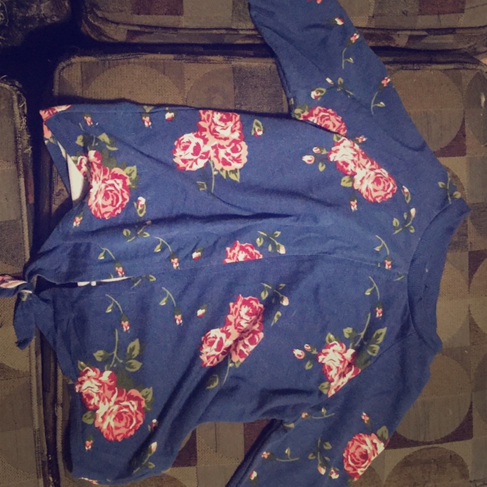 Poof girl flower shirt